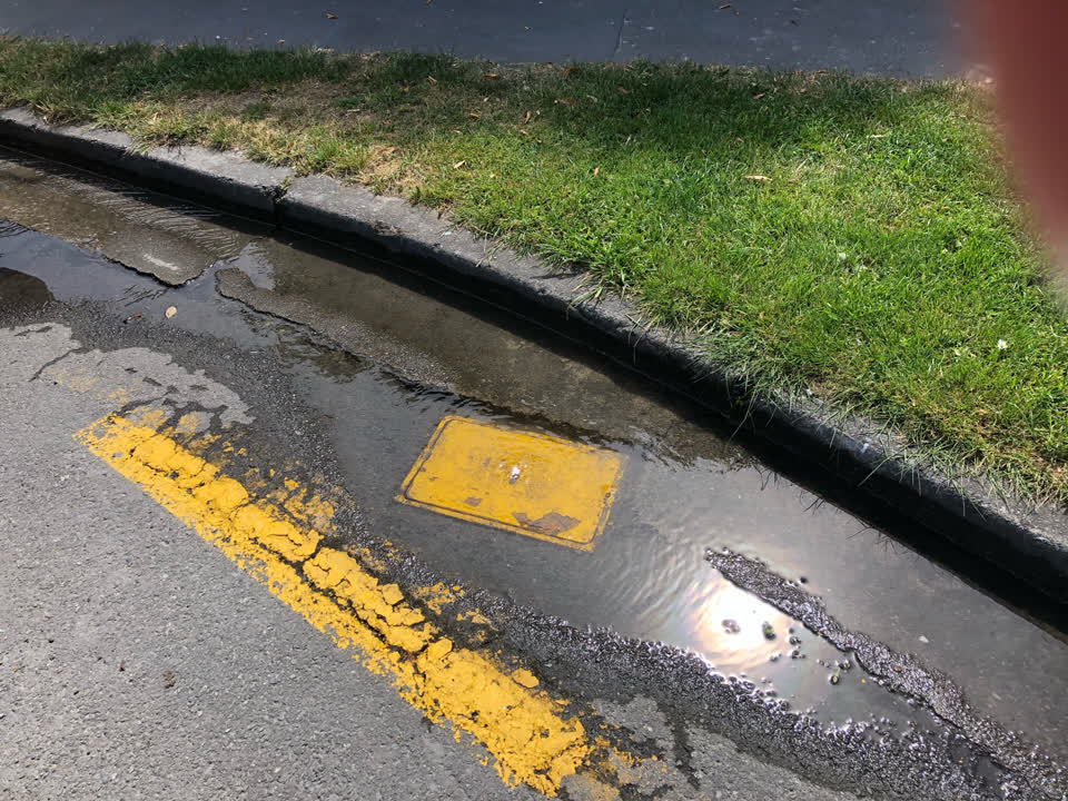 The photograph attached to this water supply report