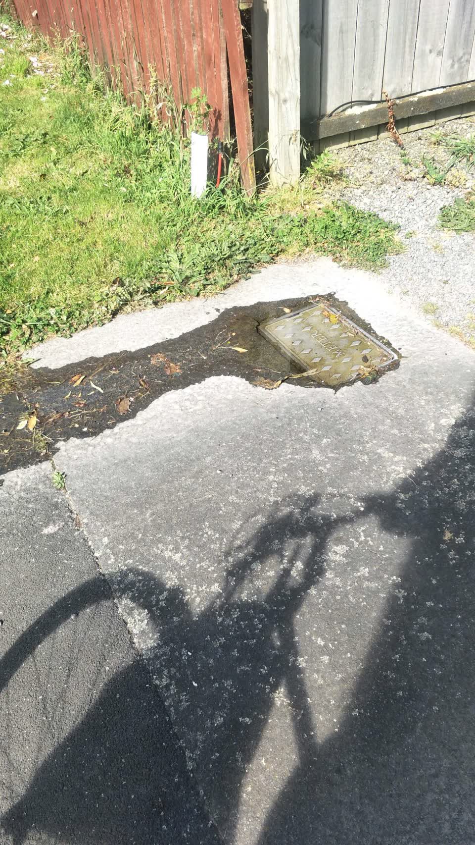 The photograph attached to this water supply report