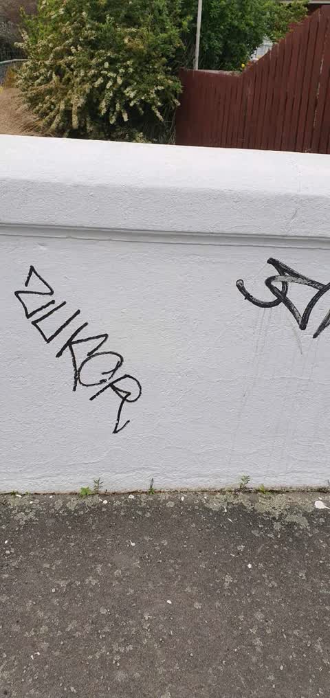 Graffiti, a report photo