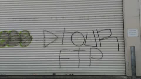 Graffiti, a report photo