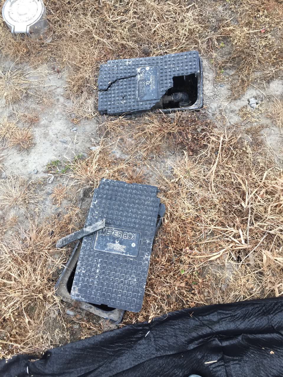 The photograph attached to this water supply report