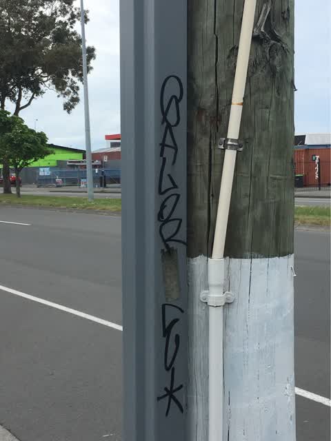 Graffiti, a report photo
