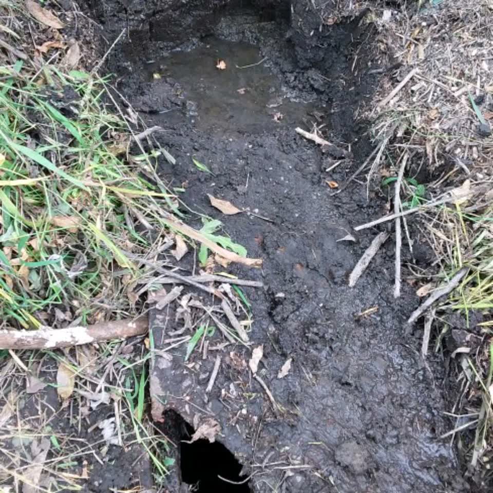 The photograph attached to this wastewater/stormwater report