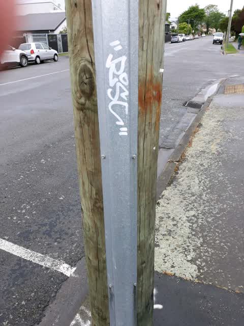 Graffiti, a report photo