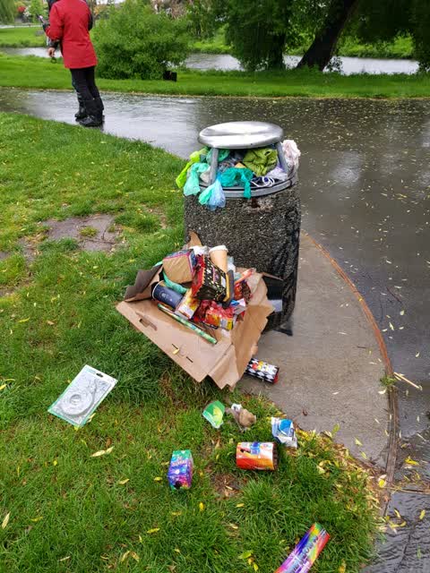 Rubbish/Recycling, a report photo