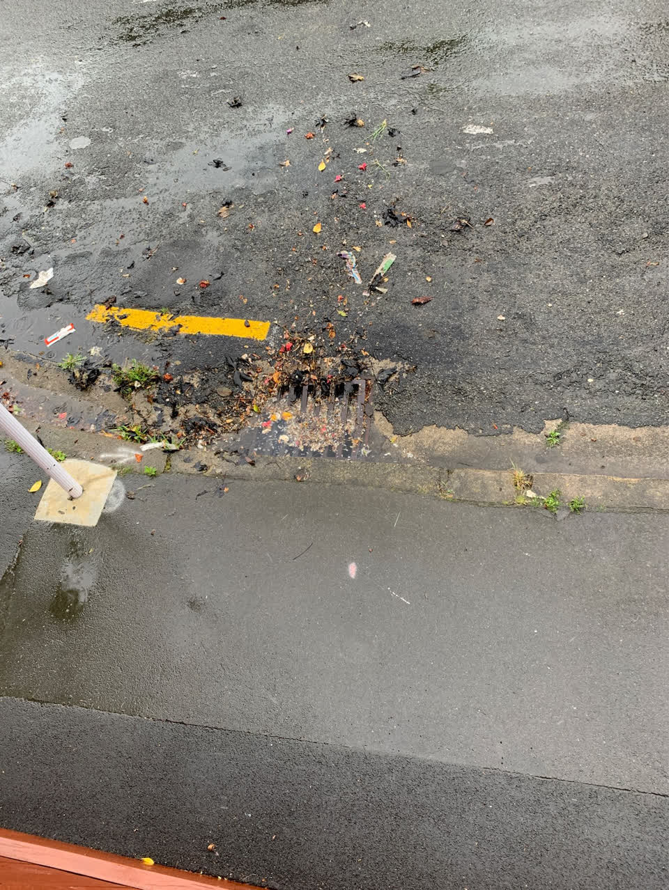 The photograph attached to this wastewater/stormwater report