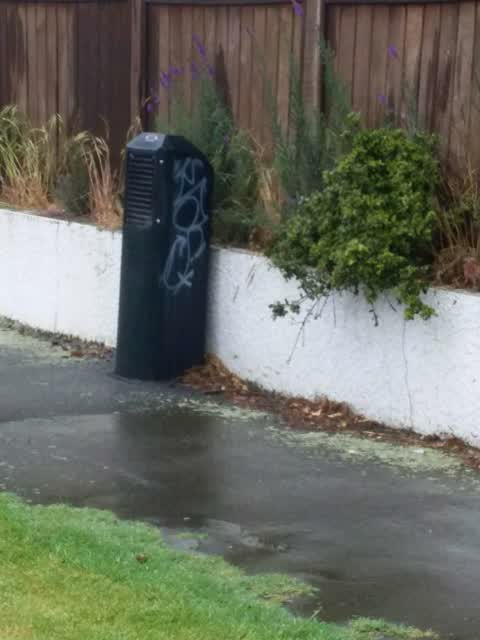 Graffiti, a report photo