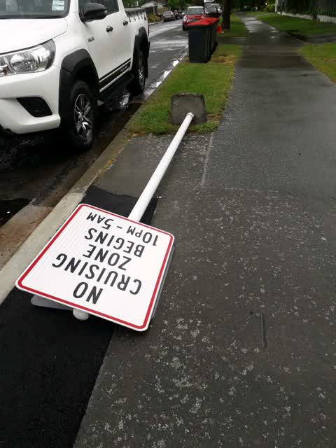 Roading/Streets, a report photo