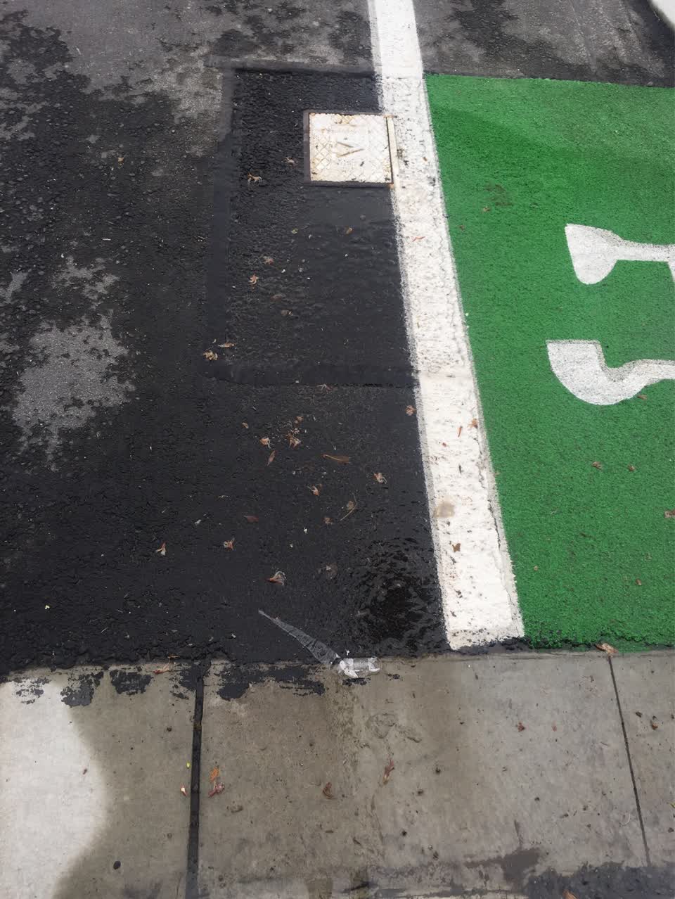 The photograph attached to this water supply report