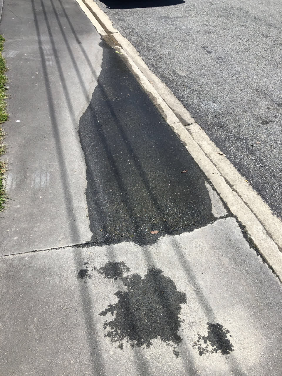 The photograph attached to this wastewater/stormwater report
