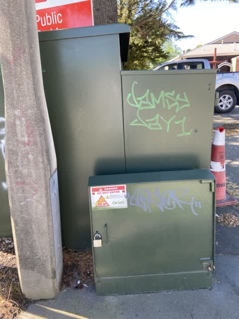 Graffiti, a report photo