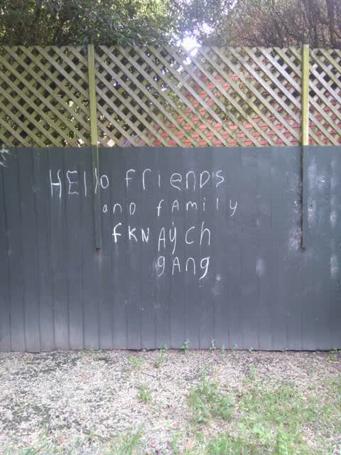 Graffiti, a report photo