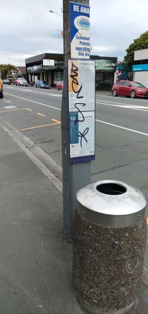 Graffiti, a report photo