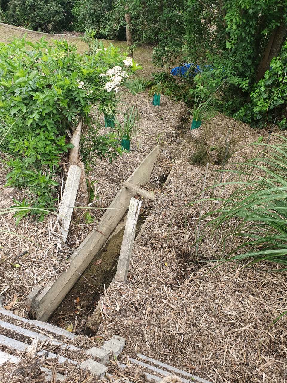 The photograph attached to this wastewater/stormwater report