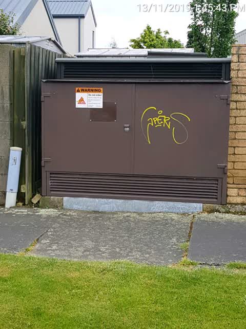 Graffiti, a report photo