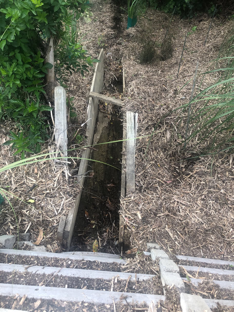 The photograph attached to this wastewater/stormwater report
