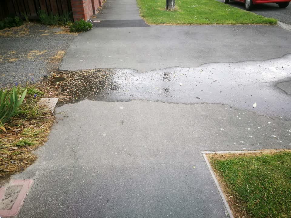 The photograph attached to this water supply report