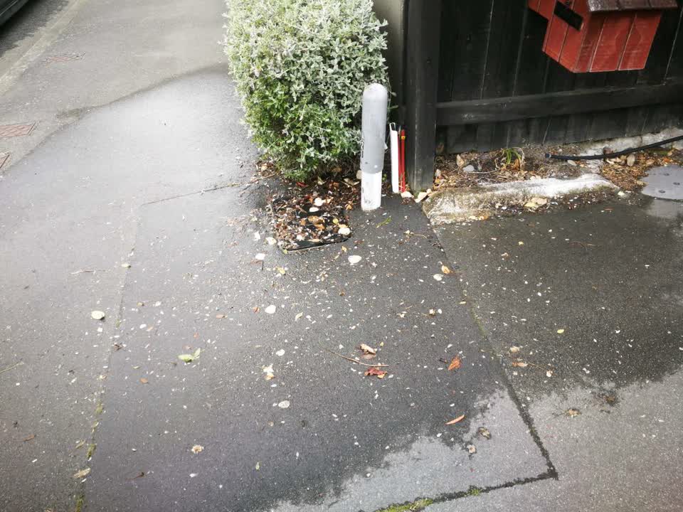 The photograph attached to this water supply report