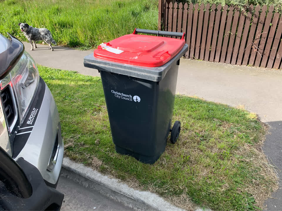 The photograph attached to this rubbish/recycling report