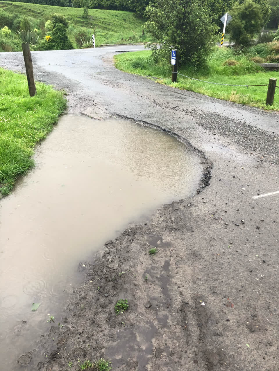 The photograph attached to this parks report