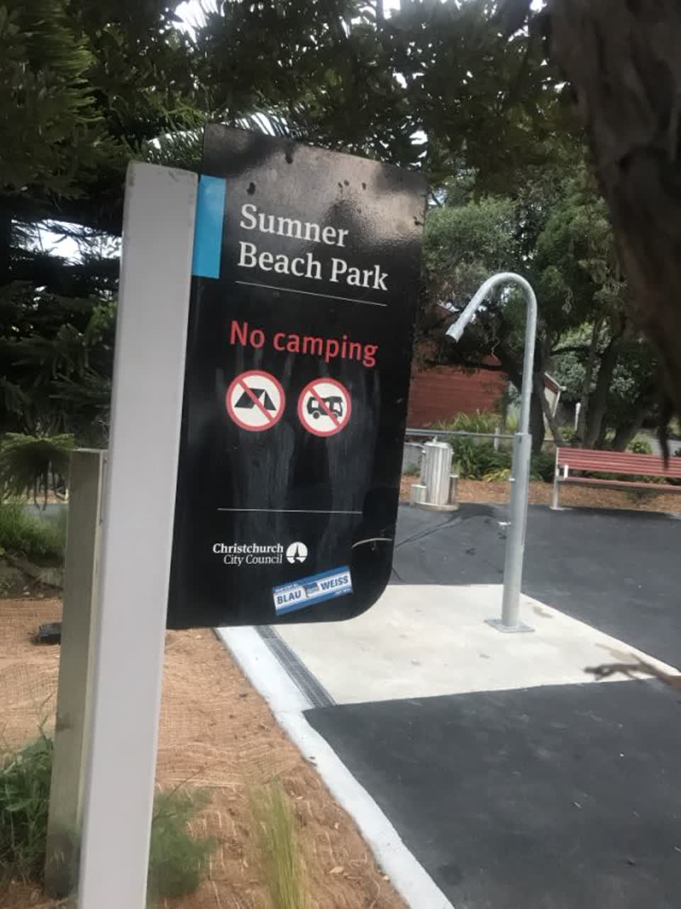 The photograph attached to this parks report
