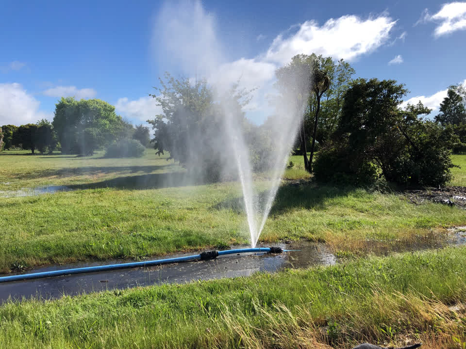 The photograph attached to this flooding report