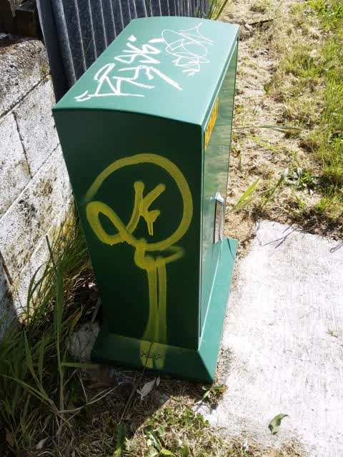 Graffiti, a report photo