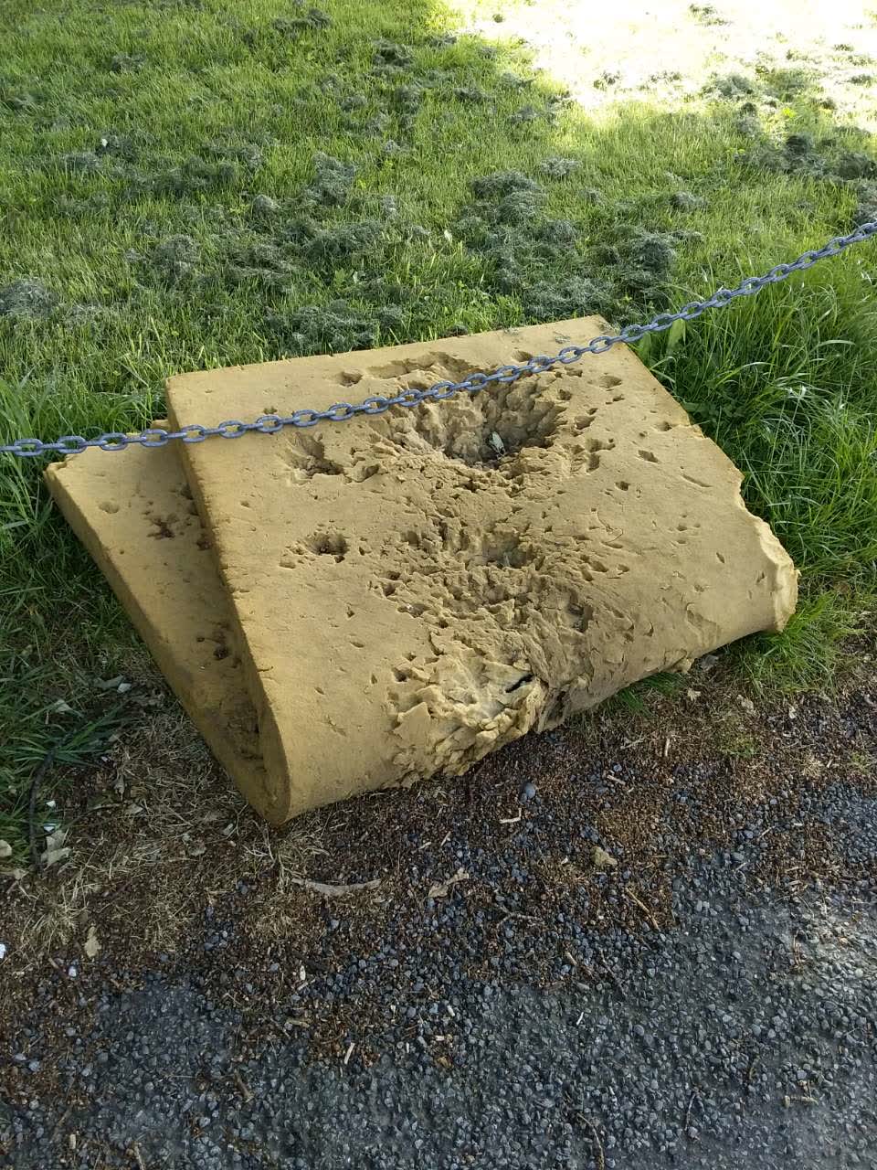 The photograph attached to this rubbish/recycling report