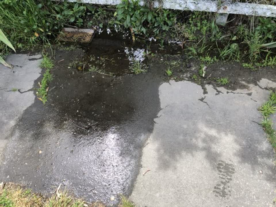 The photograph attached to this water supply report