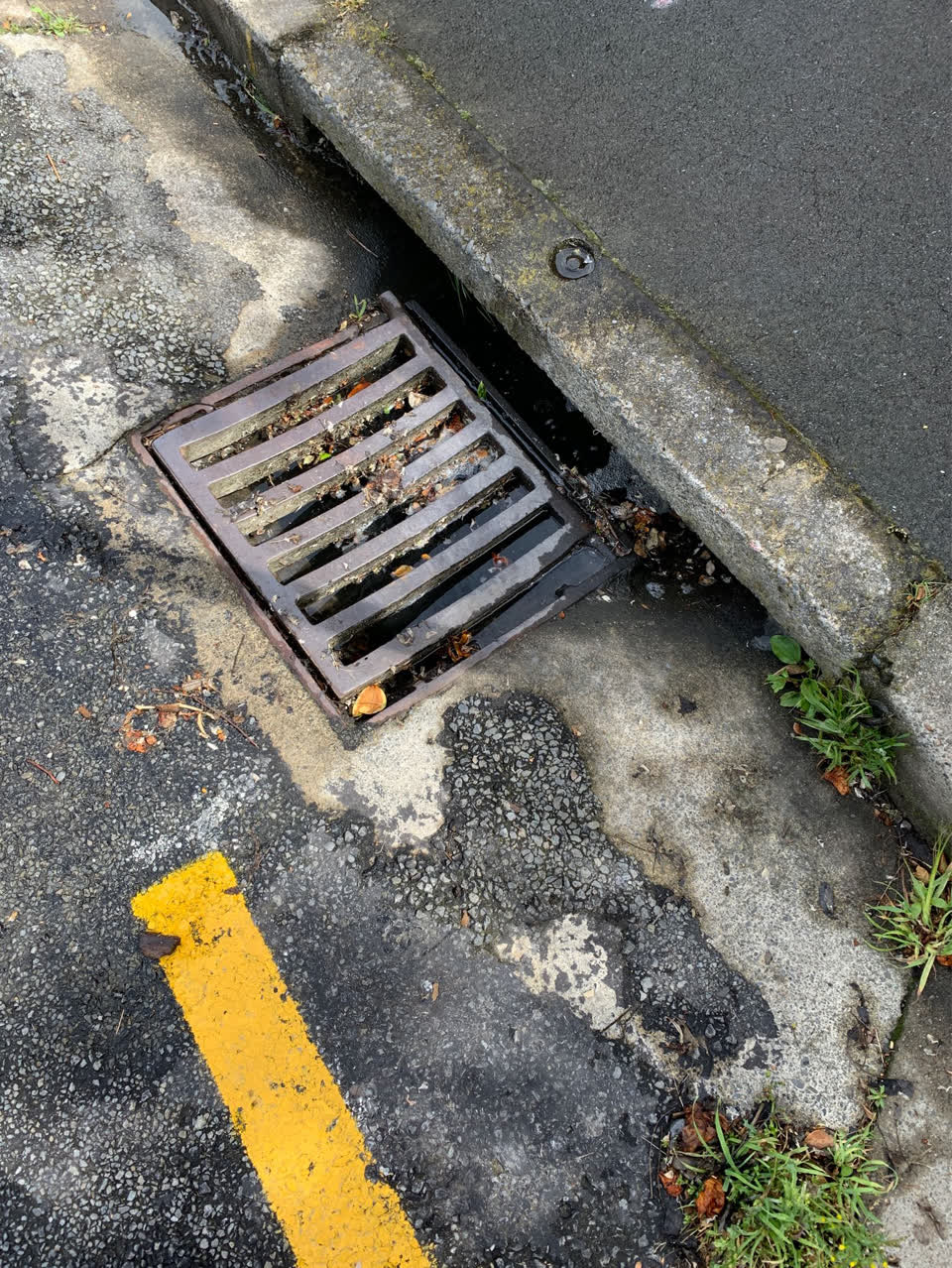 The photograph attached to this wastewater/stormwater report