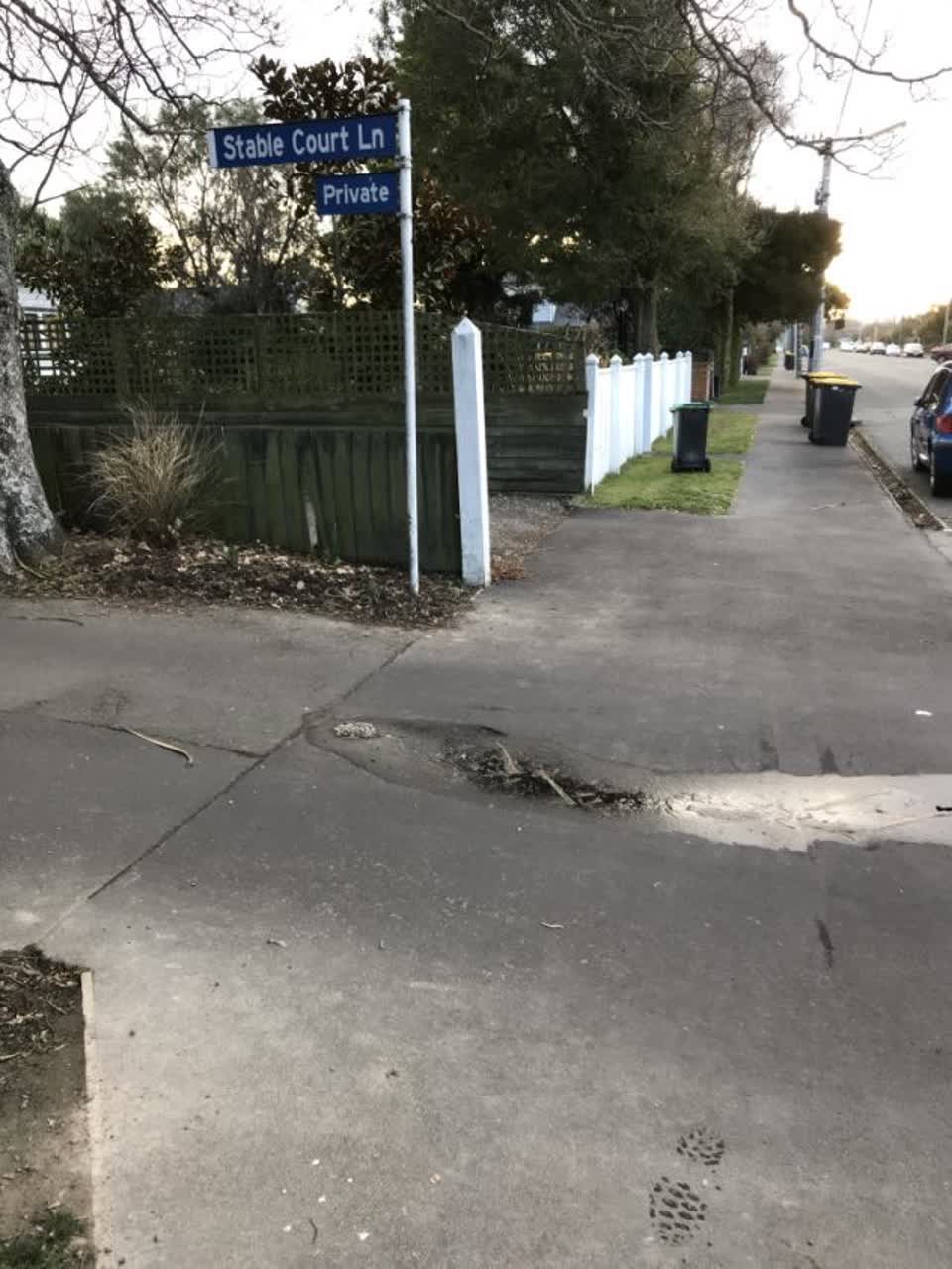 The photograph attached to this water supply report
