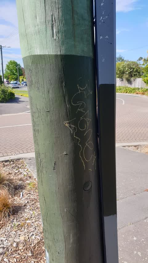 Graffiti, a report photo