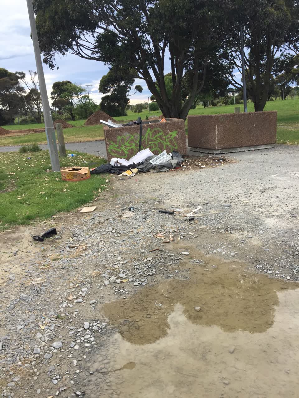 The photograph attached to this parks report