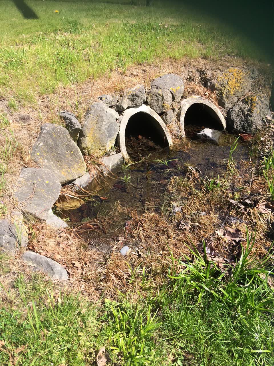 The photograph attached to this wastewater/stormwater report