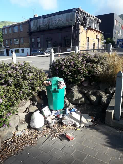 Rubbish/Recycling, a report photo