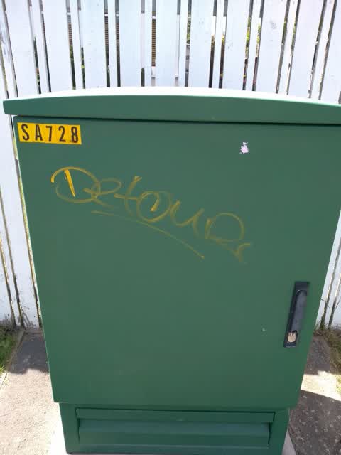 Graffiti, a report photo