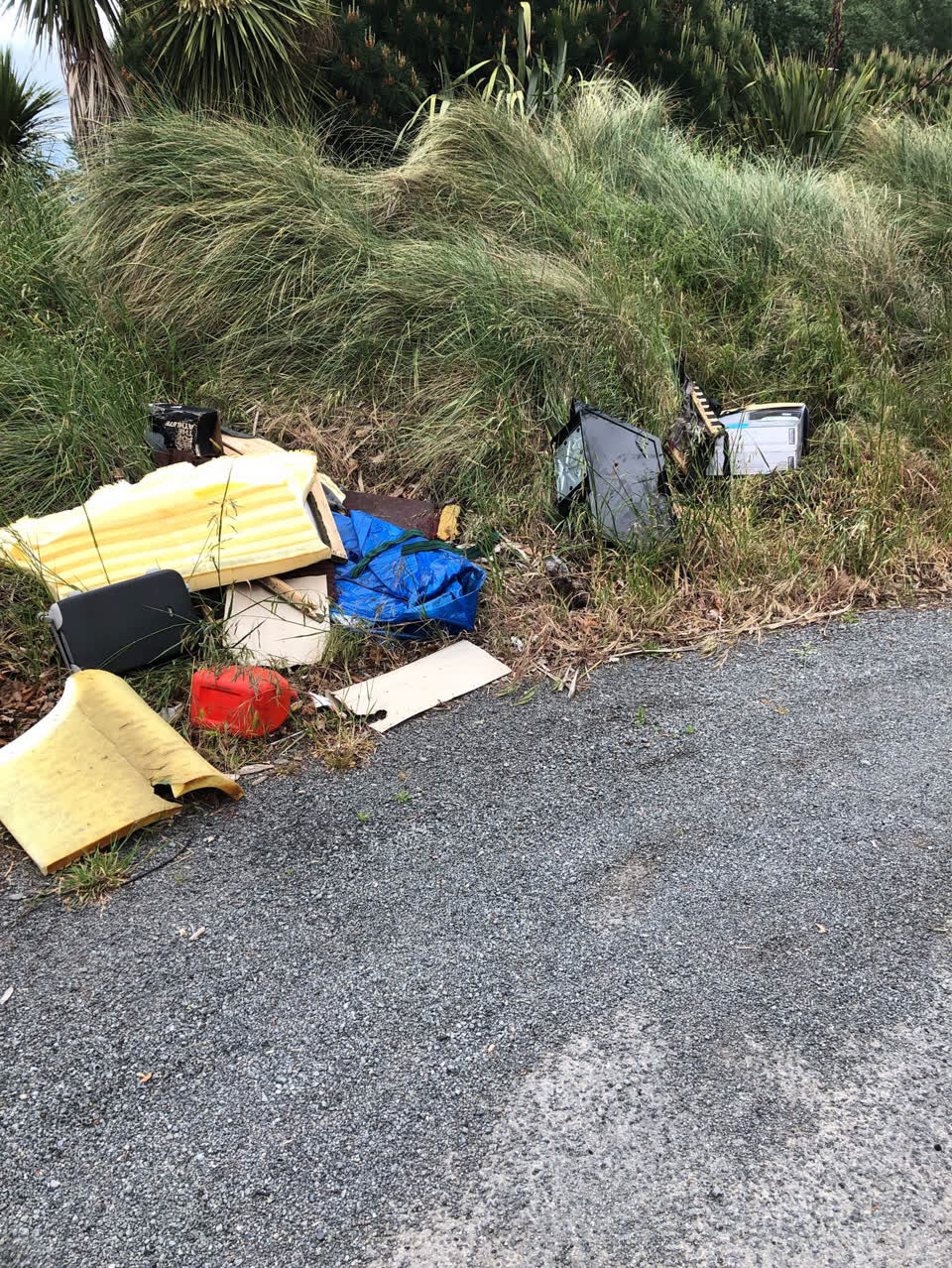 The photograph attached to this rubbish/recycling report