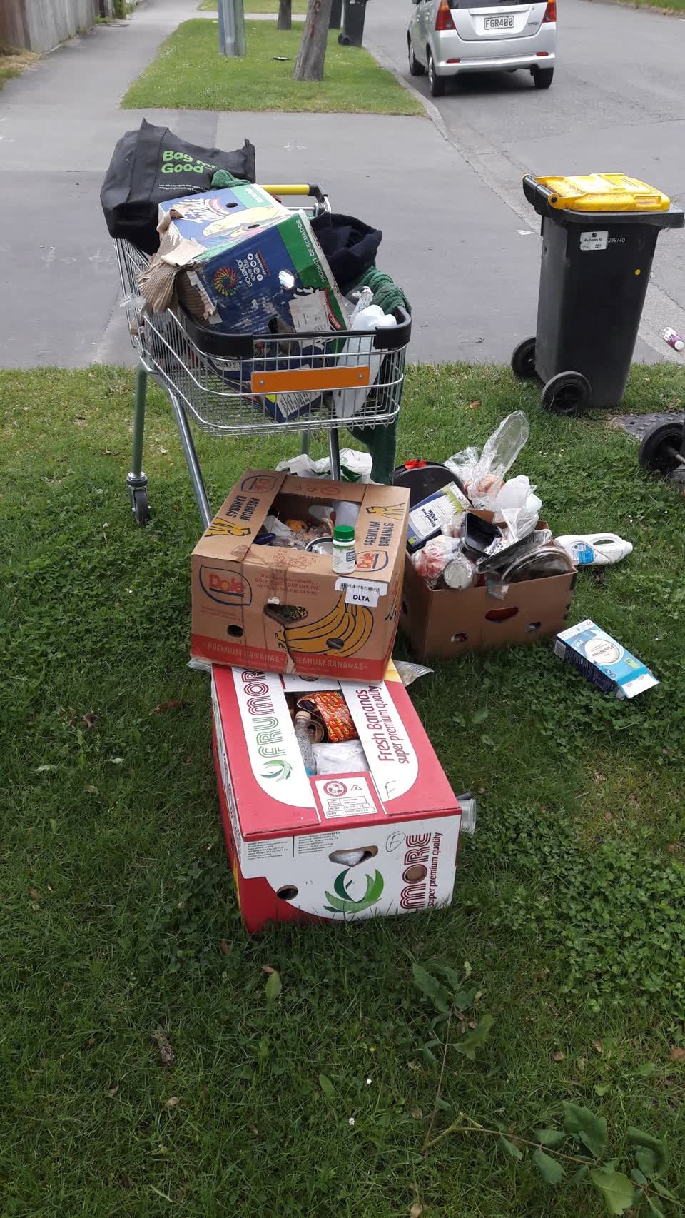 The photograph attached to this rubbish/recycling report