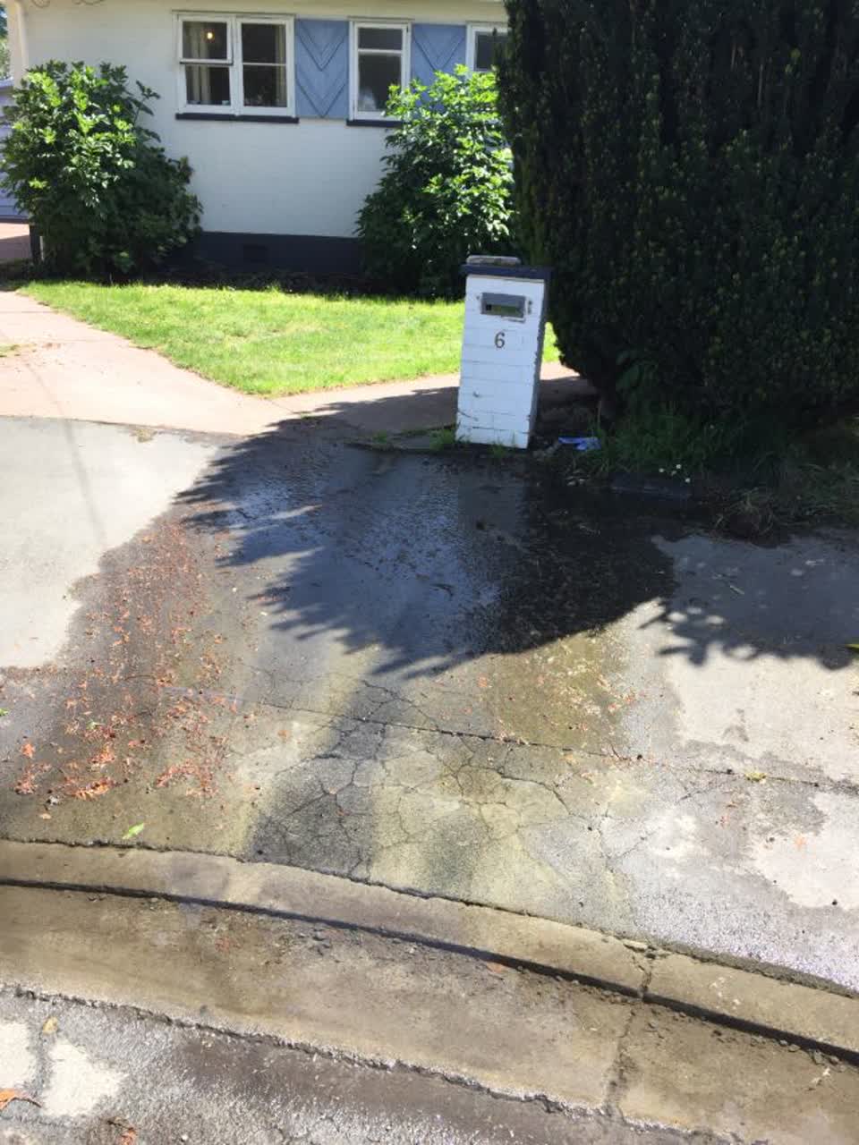 The photograph attached to this water supply report