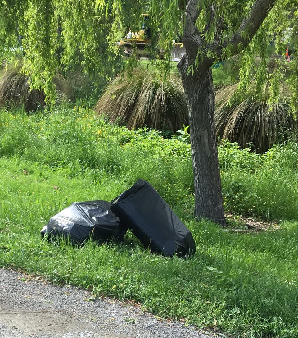 The photograph attached to this rubbish/recycling report