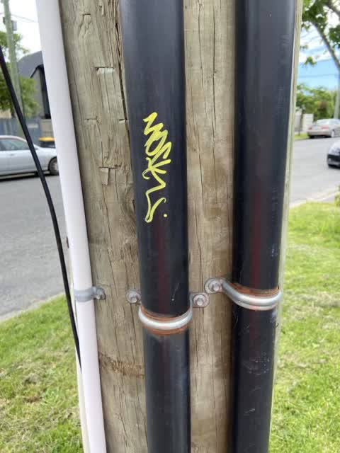 Graffiti, a report photo