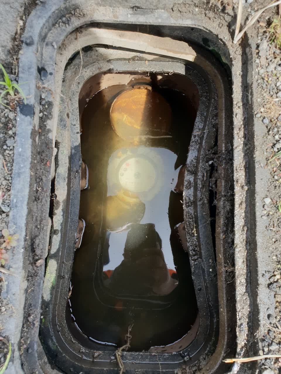 The photograph attached to this water supply report