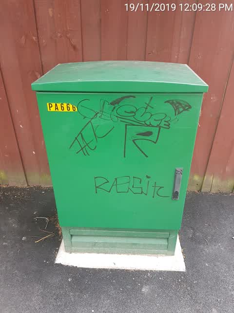 Graffiti, a report photo