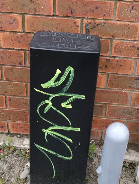 Graffiti, a report photo