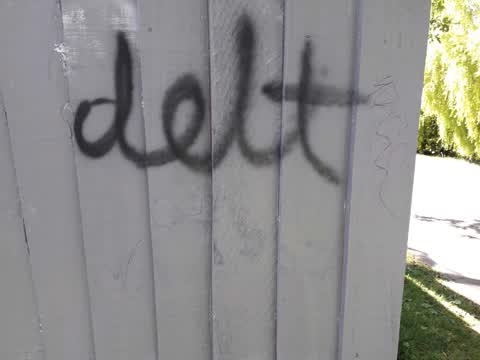 Graffiti — a report photo