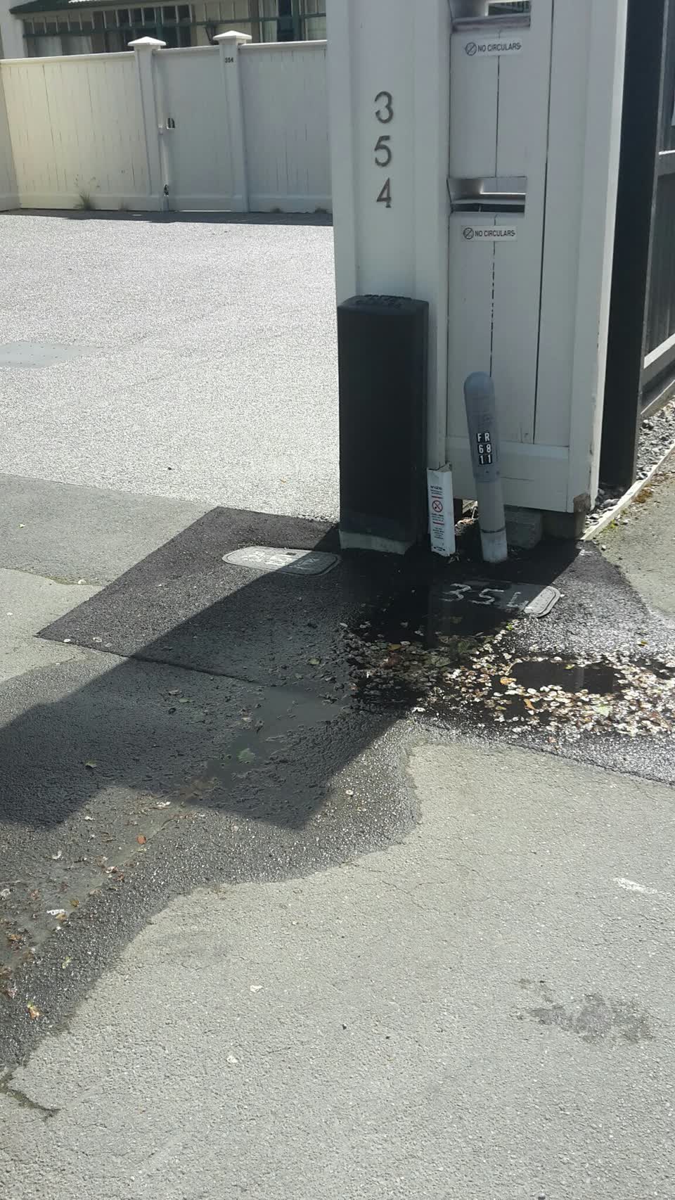 The photograph attached to this water supply report