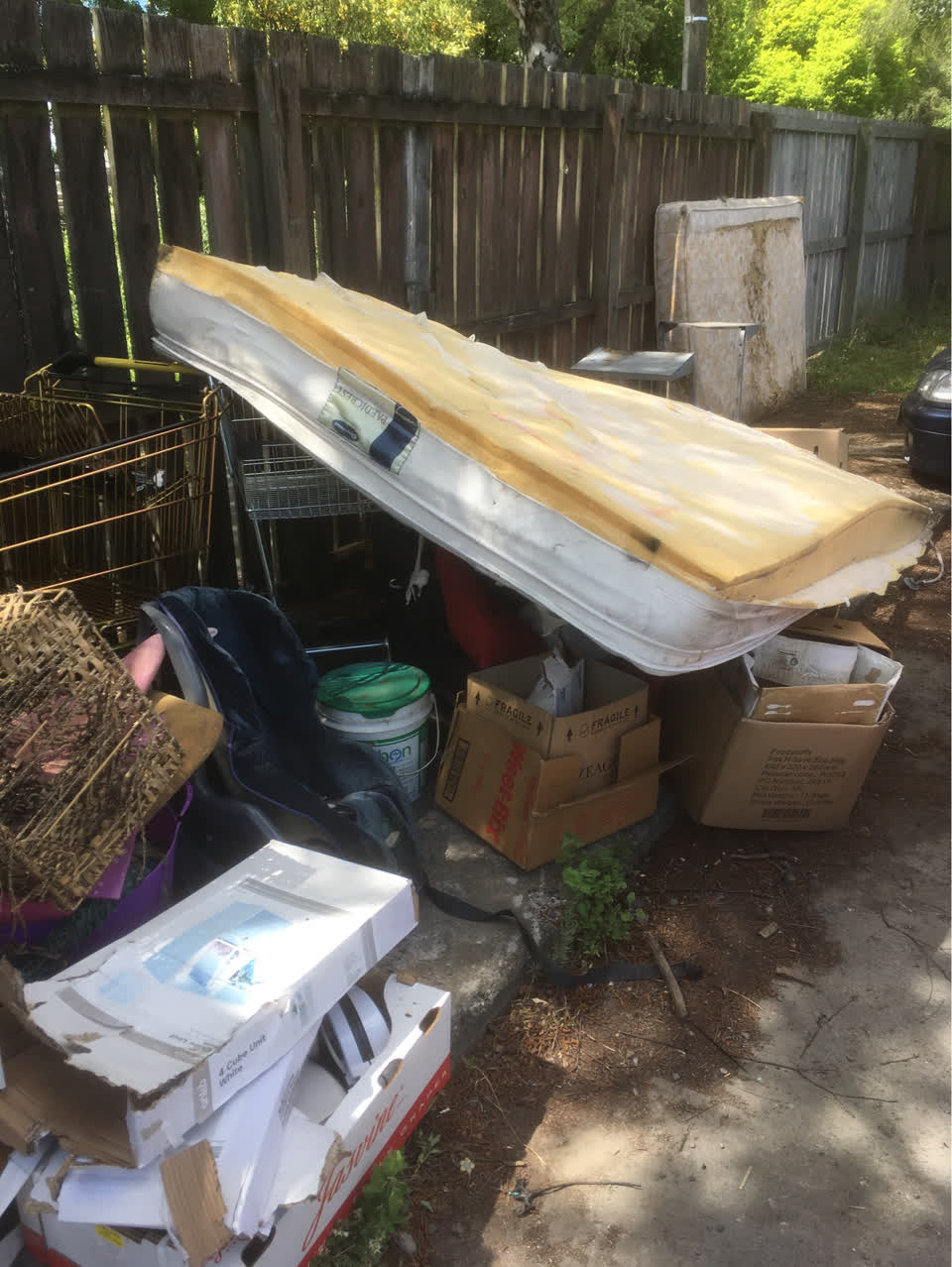 The photograph attached to this rubbish/recycling report