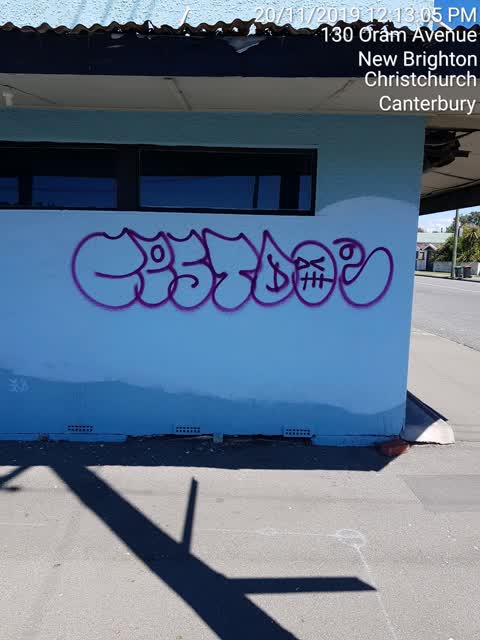 Graffiti, a report photo