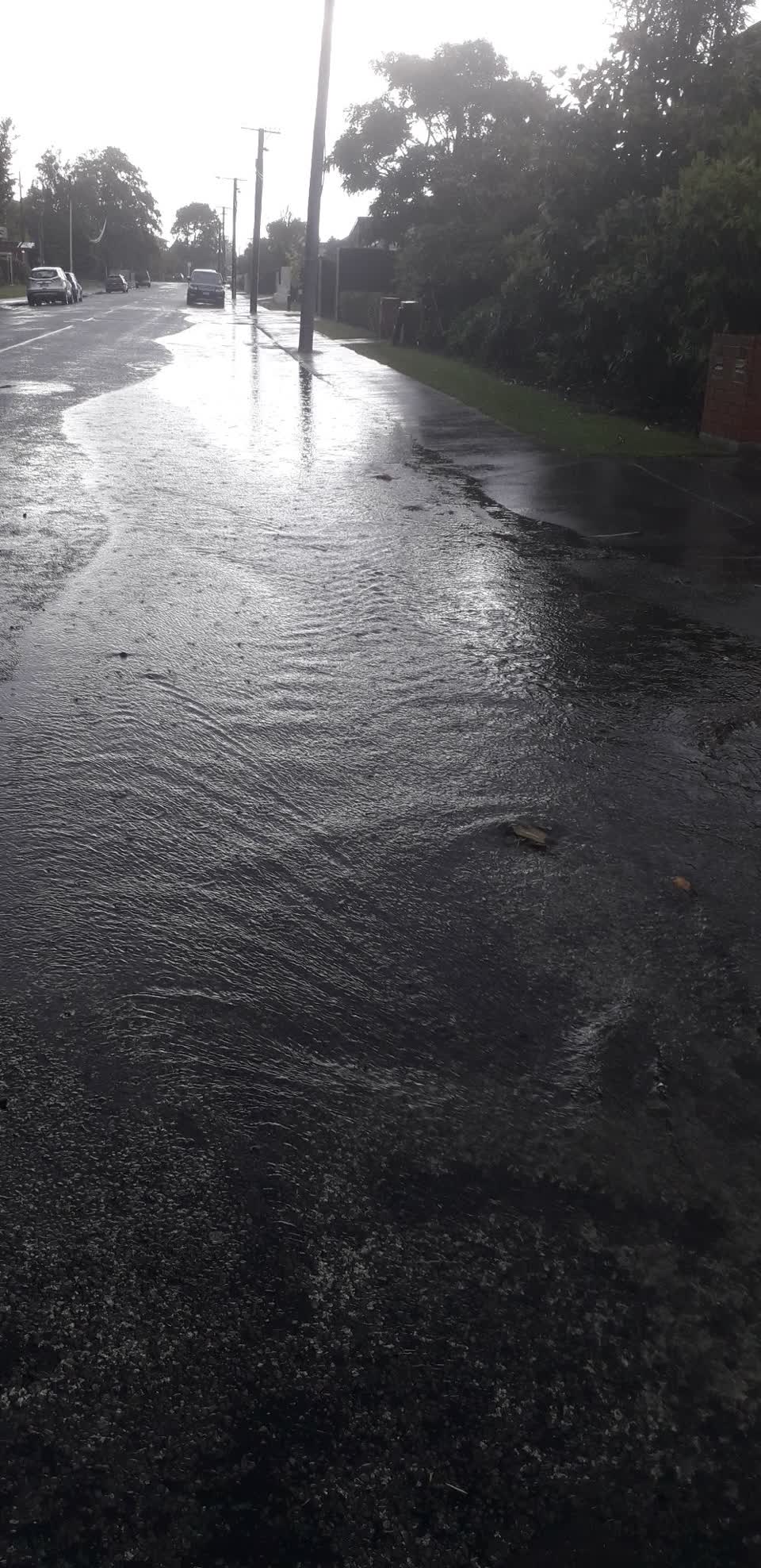 The photograph attached to this wastewater/stormwater report