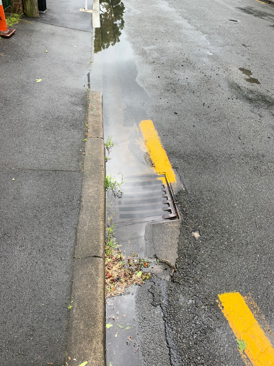 The photograph attached to this wastewater/stormwater report